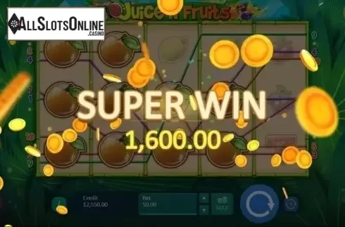 Screen 3. Juice and Fruits from Playson