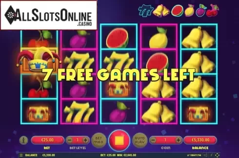 Free Spins Screen. Jump from Habanero