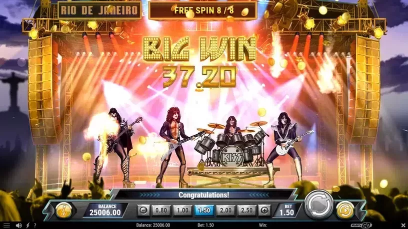 KISS Reels of Rock slot screenshot 7