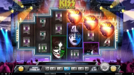 KISS Reels of Rock slot screenshot 3