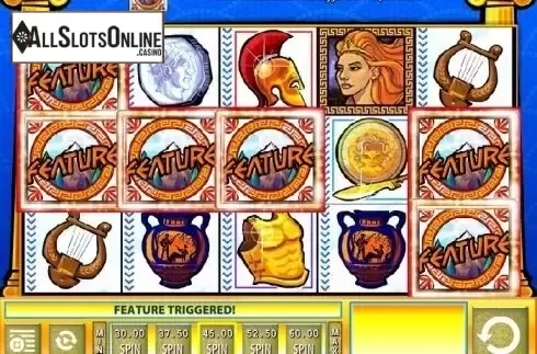 Scatter screen. Kingdom of the Titans from WMS