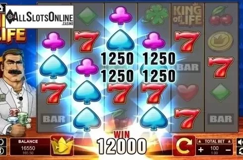 Win Screen. King of Life from FUGA Gaming