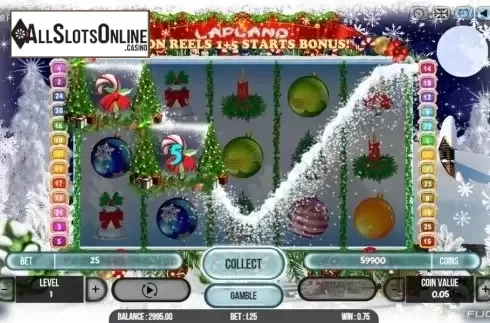Win screen. Lapland from Fugaso