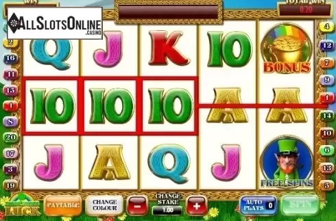 Screen 2. Leprechauns Luck from Playtech