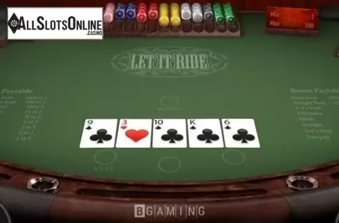 Game Screen 4. Let it Ride (BGaming) from BGAMING