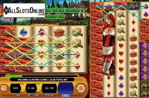 Wild Win screen. Li'l Red Riches from WMS