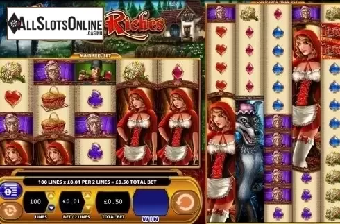 Reel screen. Li'l Red Riches from WMS