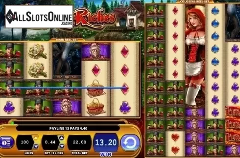 Win screen. Li'l Red Riches from WMS