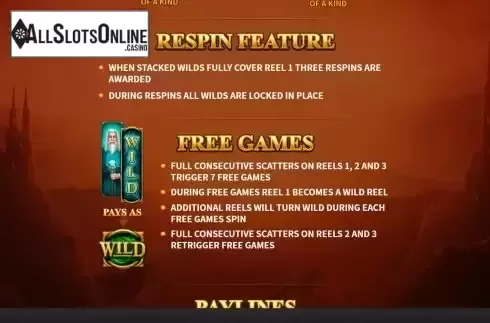 Feature screen