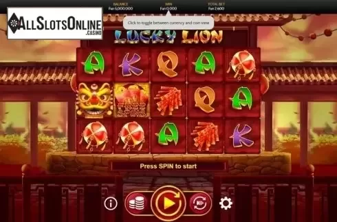Reel Screen. Lucky Lion (OneTouch) from OneTouch