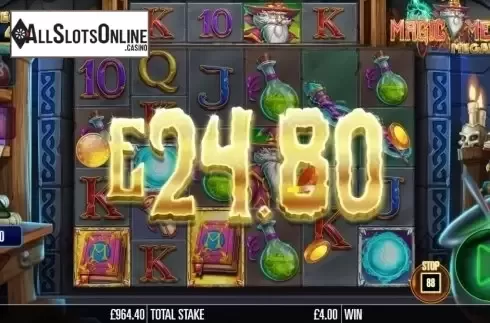 Win Screen 3. Magic Merlin from Storm Gaming