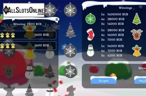 Win screen. Magic of Christmas from Others