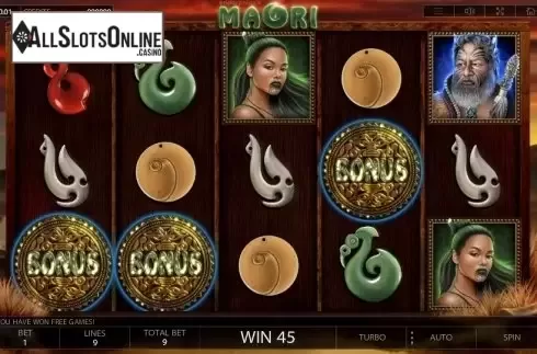 Screen6. Maori from Endorphina