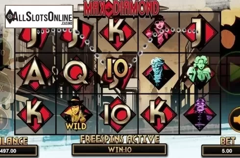 Win Screen. Max Diamond from Magma