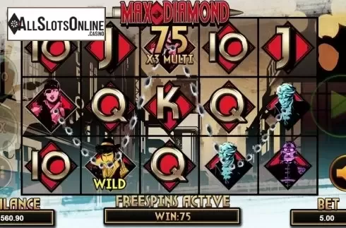 Win Screen. Max Diamond from Magma