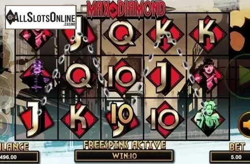 Win Screen. Max Diamond from Magma