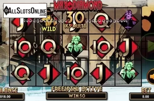 Win Screen. Max Diamond from Magma