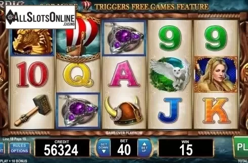 Reel Screen. Nordic Gold from Wild Streak Gaming