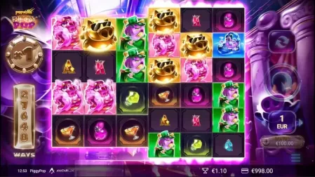 PiggyPop slot screenshot 2