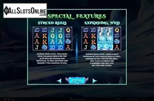 Features screen