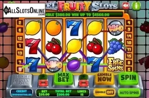 Game workflow . Reel Fruity Slots from Slot Factory