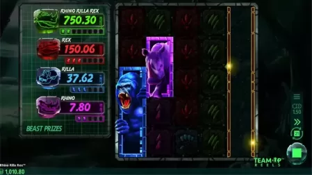 Rhino Rilla Rex slot screenshot 3