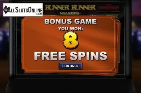 Free Spins 1. Runner Runner Megaways from StakeLogic