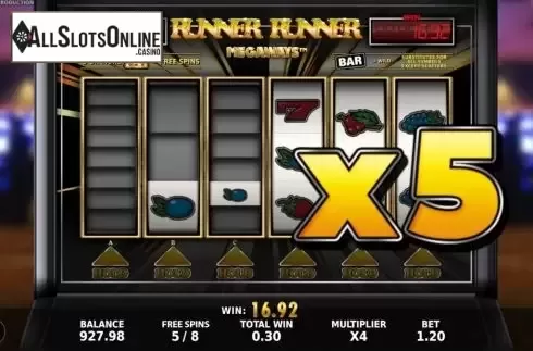 Free Spins 3. Runner Runner Megaways from StakeLogic