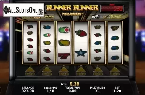 Free Spins 2. Runner Runner Megaways from StakeLogic