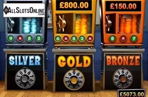 Bonus Game screen. Safe Cracker (Gameiom) from Gameiom