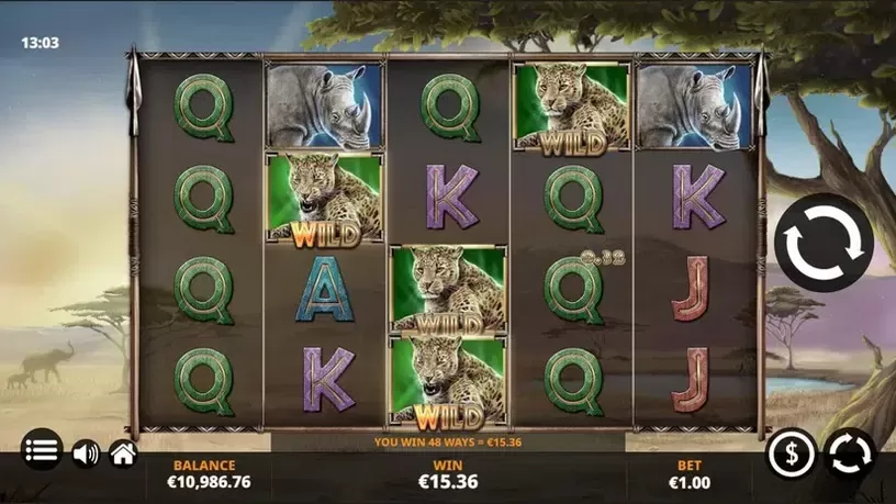 Savanna Roar slot screenshot 3