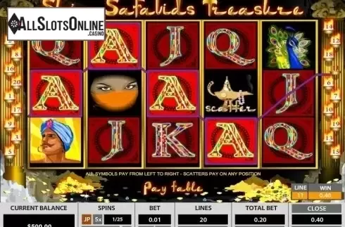 Win Screen . Shia Safavids Treasure from Pragmatic Play