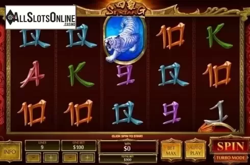 Reels screen. Si Xiang (Playtech) from Playtech