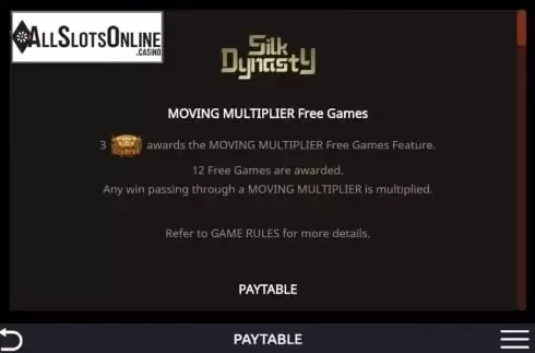 Paytable 1