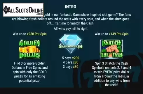 Intro screen