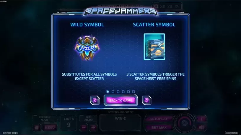 Space Jammers slot screenshot 4