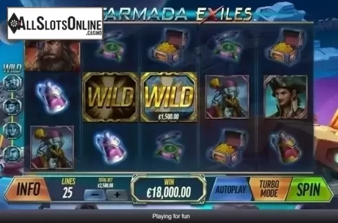 Win Screen 1. Starmada Exiles from Playtech