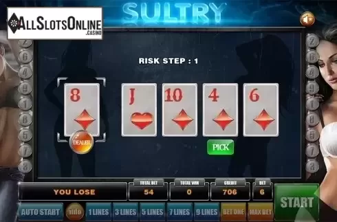 Gamble game 2. Sultry from GameX