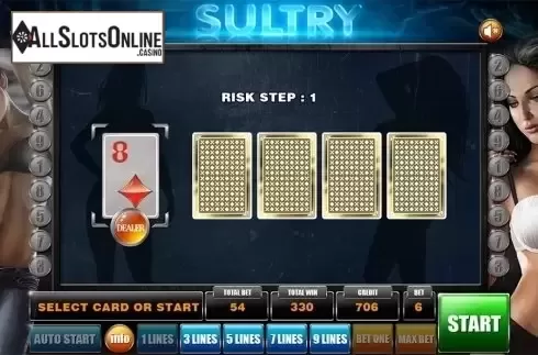 Gamble game . Sultry from GameX