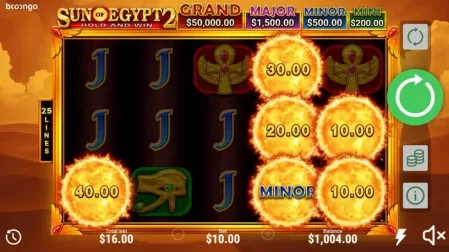 Sun of Egypt 2 slot screenshot 1