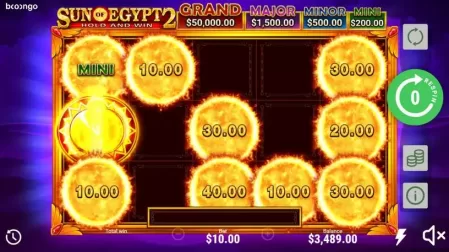 Sun of Egypt 2 slot screenshot 2