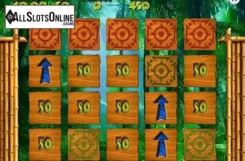 Bonus Game screen. The Jungle from Magic Dreams