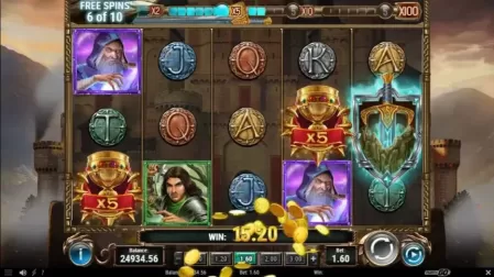 The Sword and The Grail slot screenshot 6