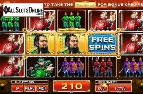 Win Screen 3. Three Armies from Incredible Technologies