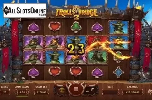 Win Screen 1. Trolls Bridge 2 from Yggdrasil