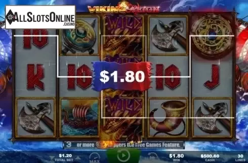 Win screen 1. Viking Reign from Ainsworth
