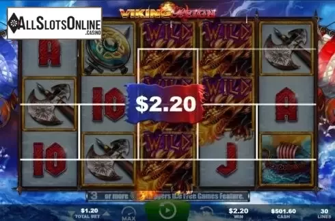 Win screen 2. Viking Reign from Ainsworth