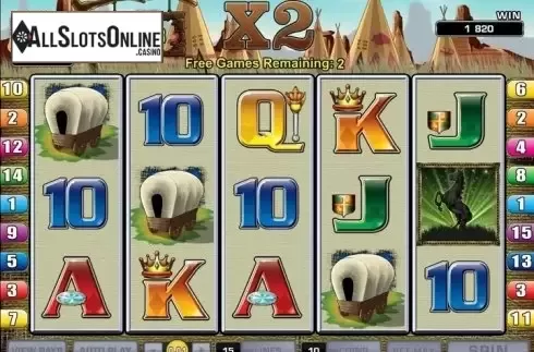 Screen 4. Western Frontier from Microgaming