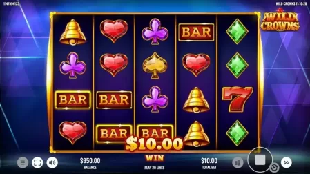 Wild Crowns slot screenshot 2
