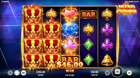 Wild Crowns slot screenshot 3
